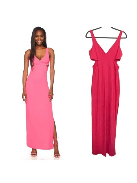 Susana Monaco Dresses & Skirts - Susana Monaco Side Cut Out Watermelon Maxi Dress Size Medium NWT
